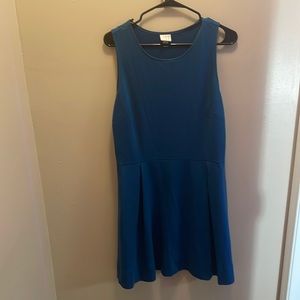 blue casual dress